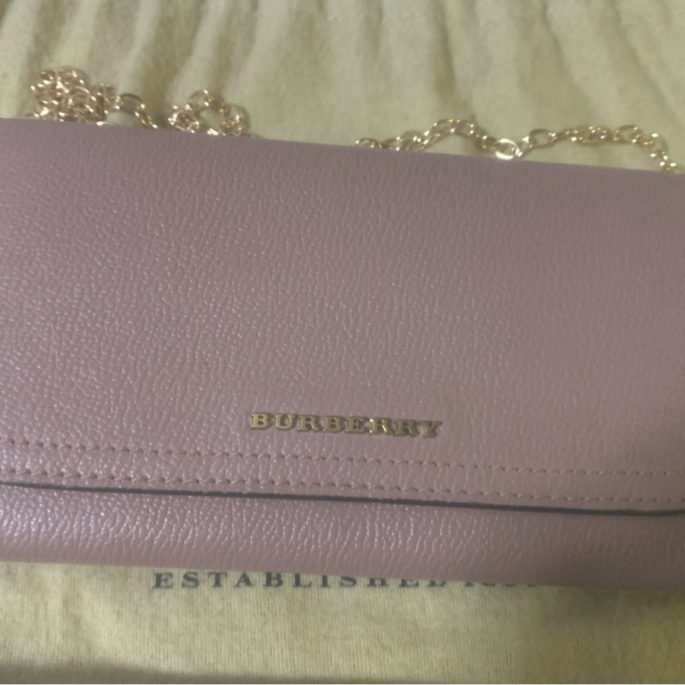 Authentic Burberry Dusty Rose Kenton Wallet Set - Picture 7 of 16